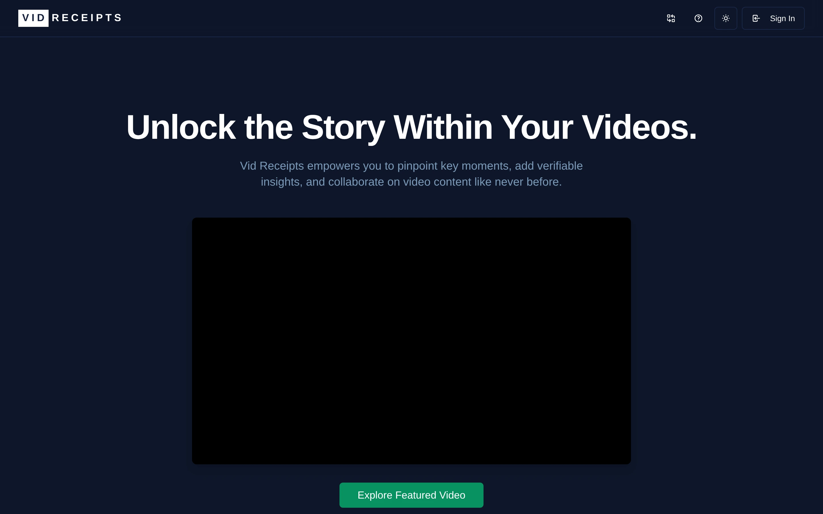 Access your account settings from the header
